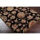preview thumbnail 12 of 13, Livabliss Caper Handmade Floral Wool Area Rug Black - 3' x 12'
