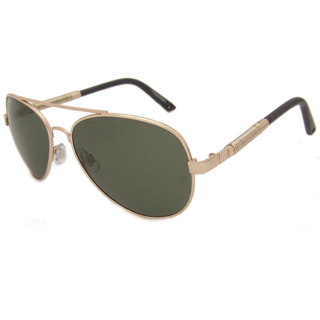 Us Polo Association Mens Greenwich Gold Metal Aviator Sunglasses