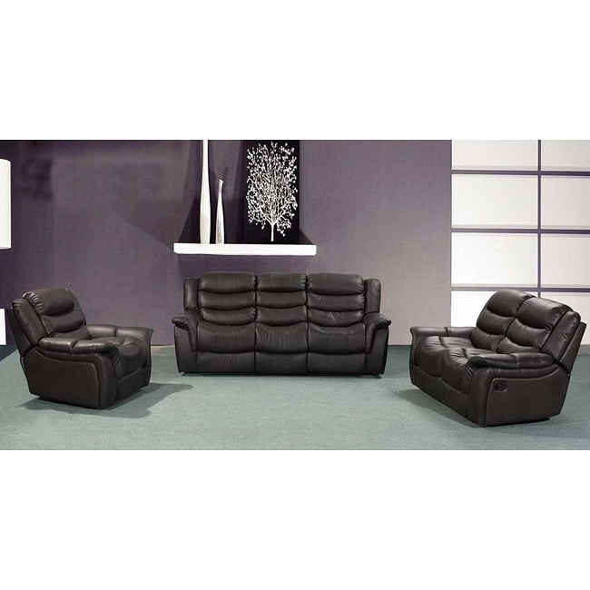 Casanova Brown Reclining Sofa Set