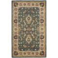 Safavieh Handmade Jaipur Blue/ Beige Wool Rug - 3' x 5'