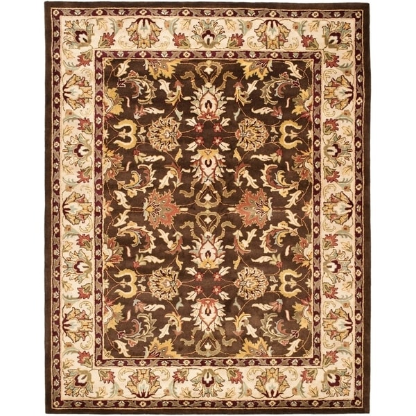 Safavieh Handmade Heritage Timeless Traditional Brown/ Beige Wool Rug - 8'3" x 11'