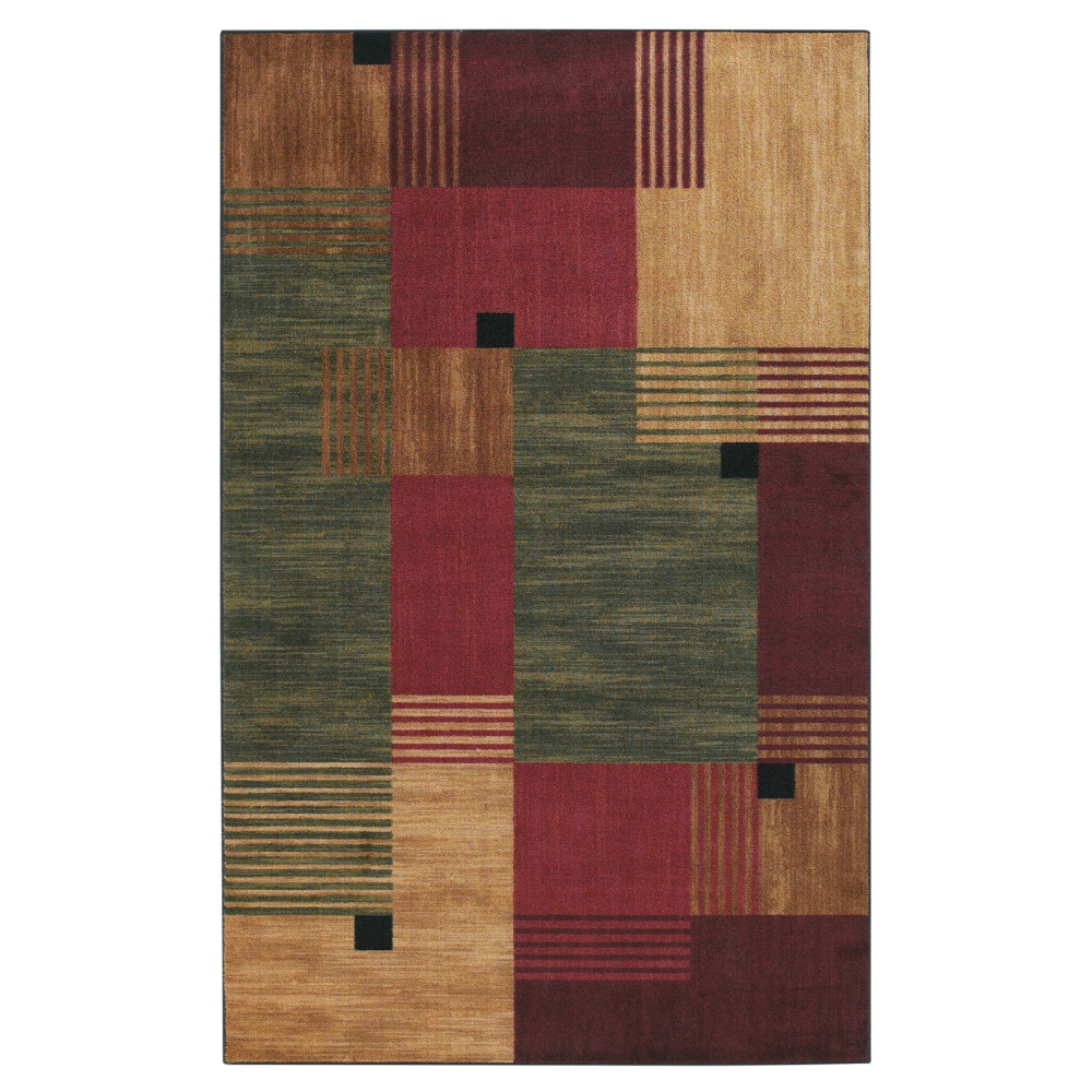 Mohawk Home Alliance Multi blocks Rug (8 X 10)