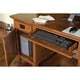preview thumbnail 3 of 5, Arts and Crafts Cottage Oak Pedestal Desk by Homestyles