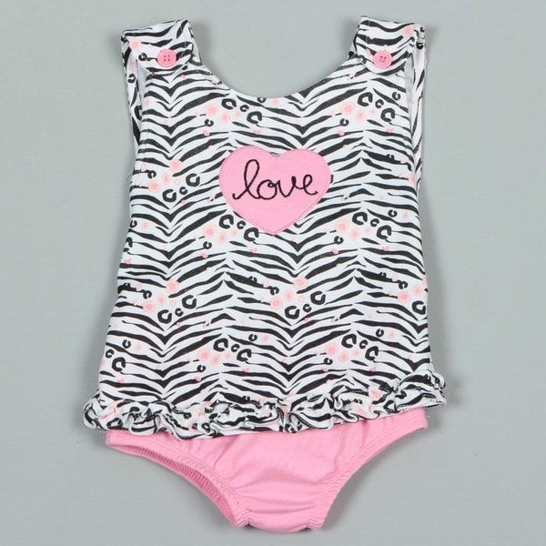 Rumble Tumble Newborn Girls Zebra 2 piece Set   The Best Deals on