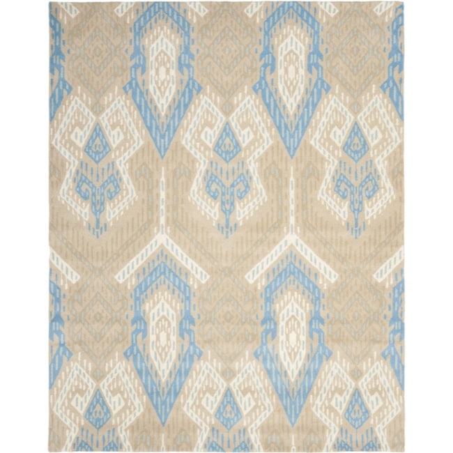 Safavieh Handmade Chatham Journey Blue New Zealand Wool Rug - 8' x 10'