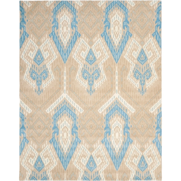Safavieh Handmade Chatham Journey Blue New Zealand Wool Rug - 8' x 10'