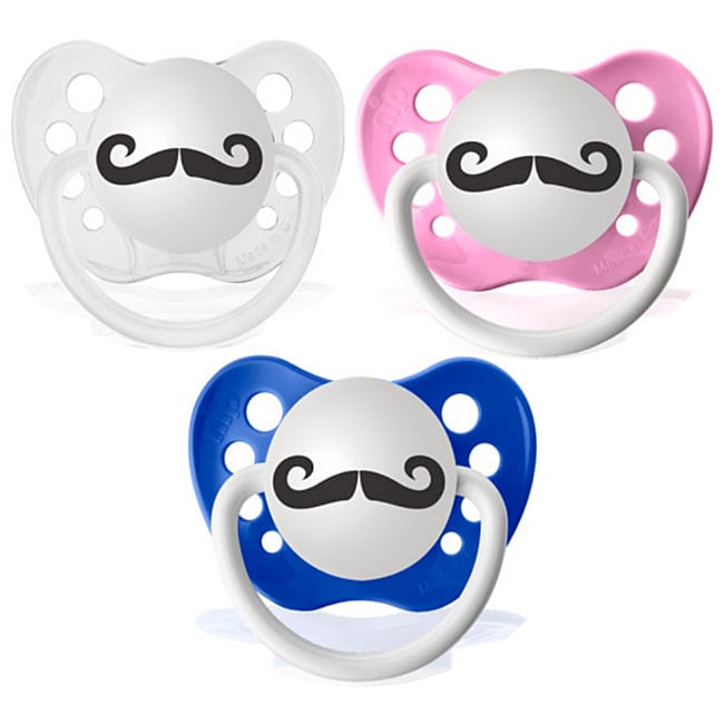 Personalized Pacifiers Handlebar Mustache Pacifier Free Shipping On Orders Over