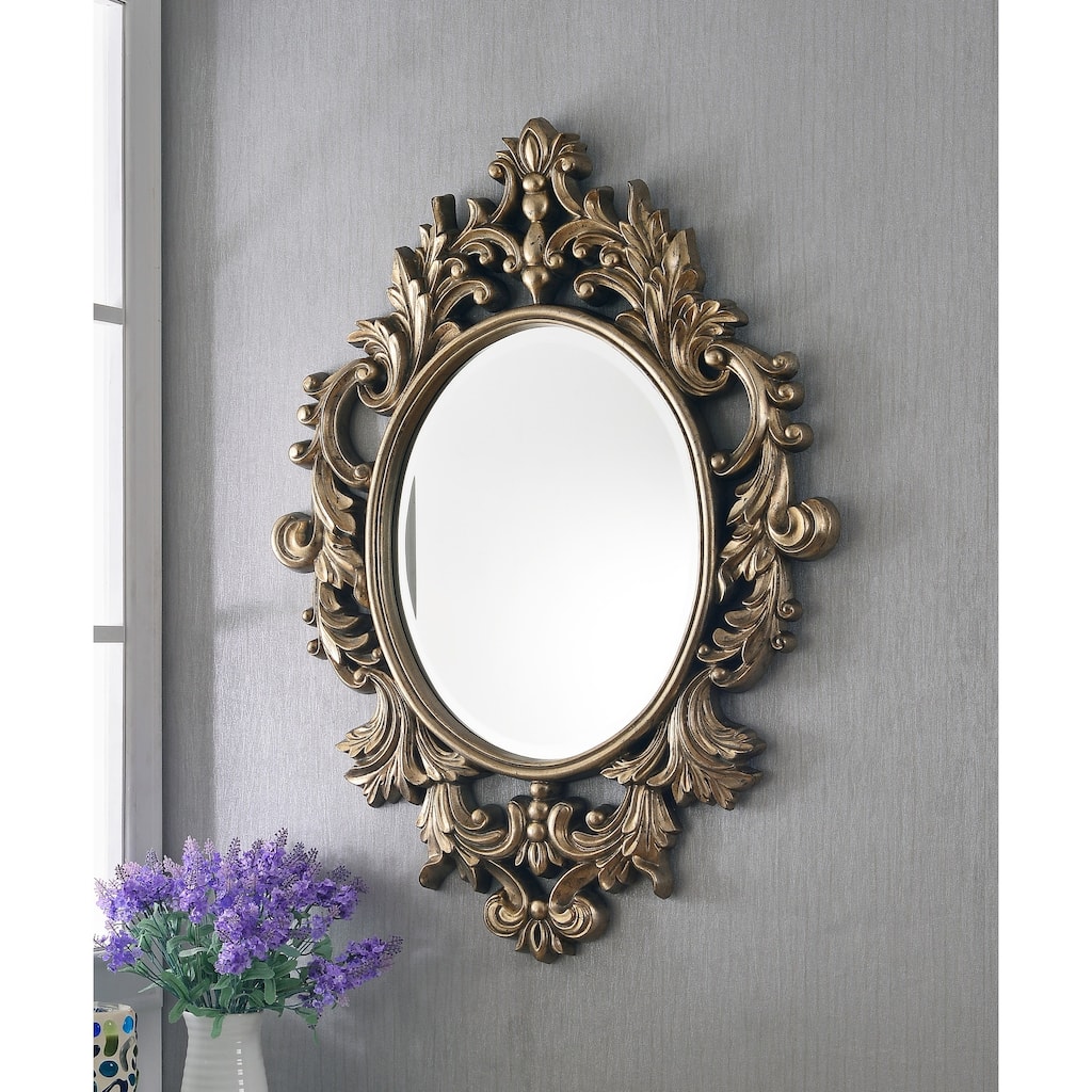 Athena Gold 38-inch Wall Mirror - 28" x 38"
