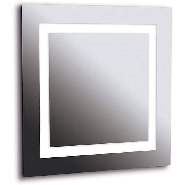 Horus 4-light LG Silver Vanity Mirror
