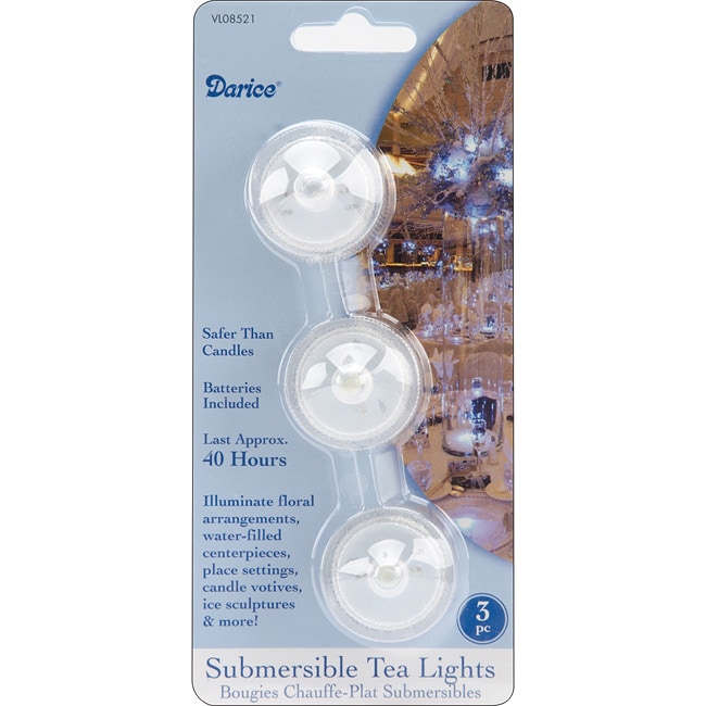 Submersible Tea Lights 3/pkg