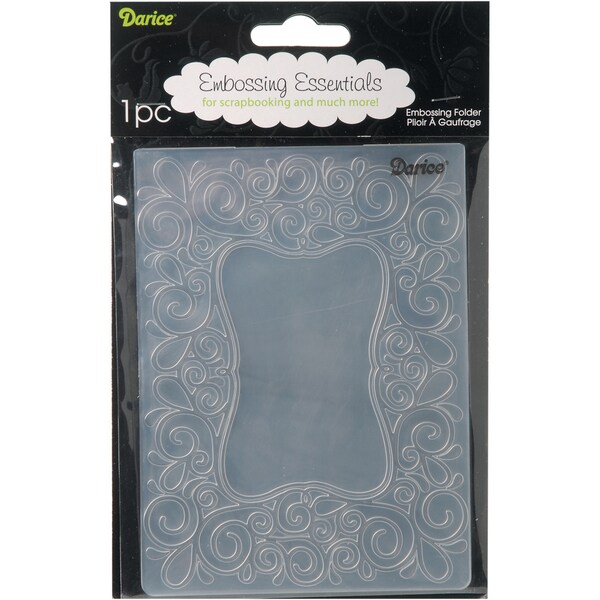 Shop Darice 'Scroll Frame' Embossing Folder Free Shipping On Orders