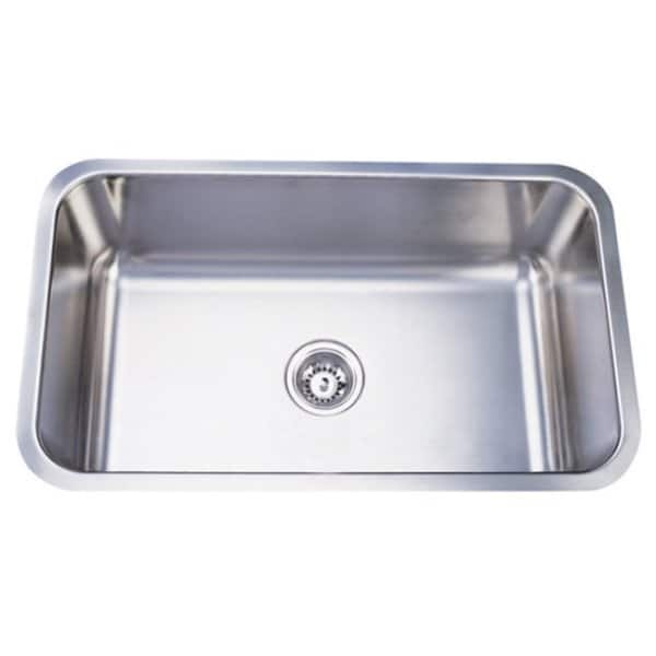 slide 1 of 1, Stainless Steel 30-inch Extra Deep Kitchen Sink