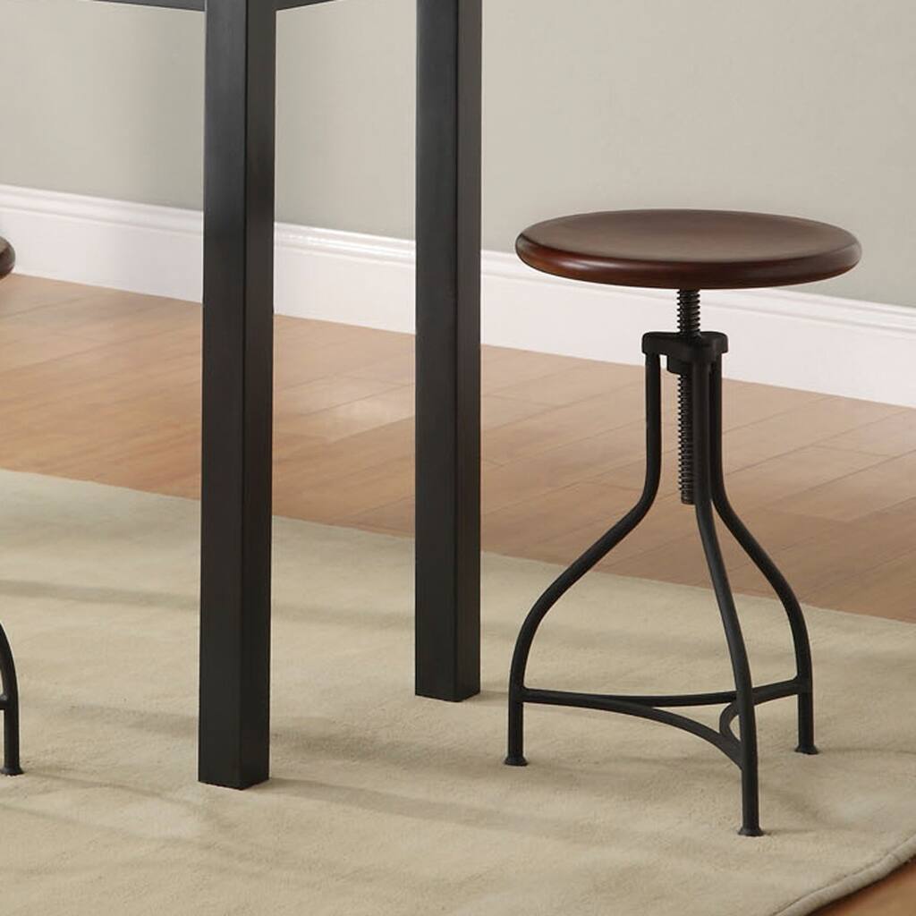 Wood/Metal Adjustable Pavina Barstool