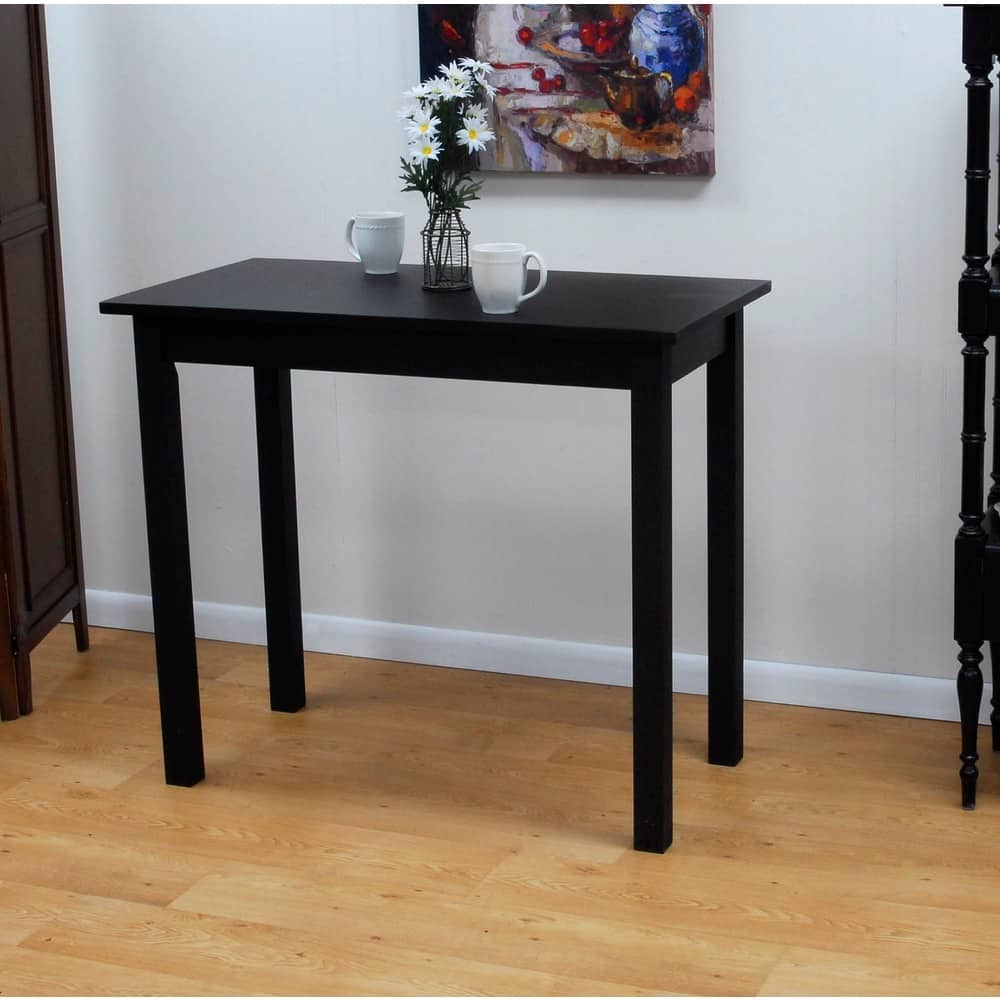 Antique Black Pavina Pub Bar Table