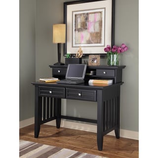 Arts and Crafts Black Student Desk/ Hutch by Home Styles - 9' x 12'
