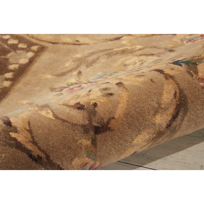 Nourison Hand Tufted Chateau Provence Beige Rug (2'3 x 8') - 2'3" x 8' Runner