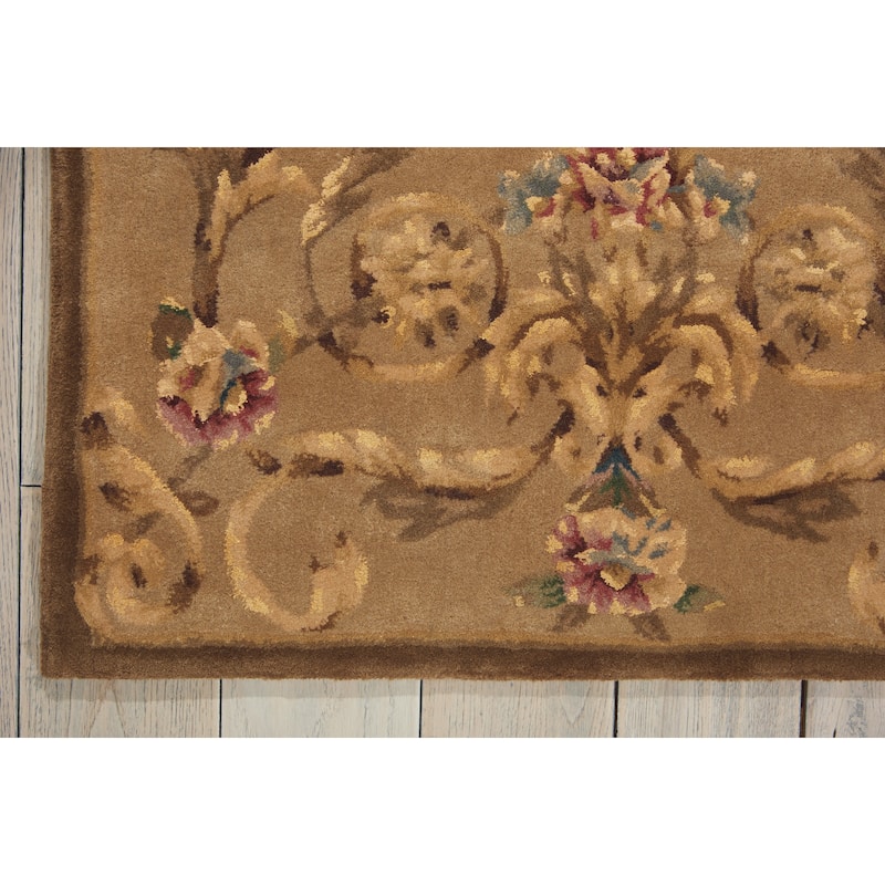 Nourison Hand Tufted Chateau Provence Beige Rug (2'3 x 8') - 2'3" x 8' Runner