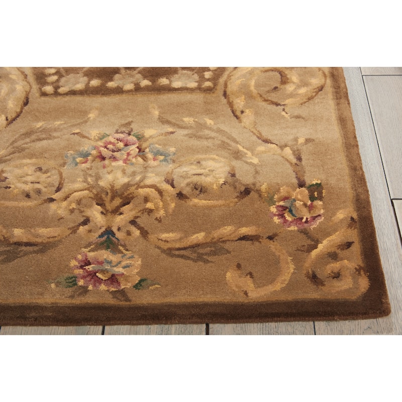 Nourison Hand Tufted Chateau Provence Beige Rug (2'3 x 8') - 2'3" x 8' Runner