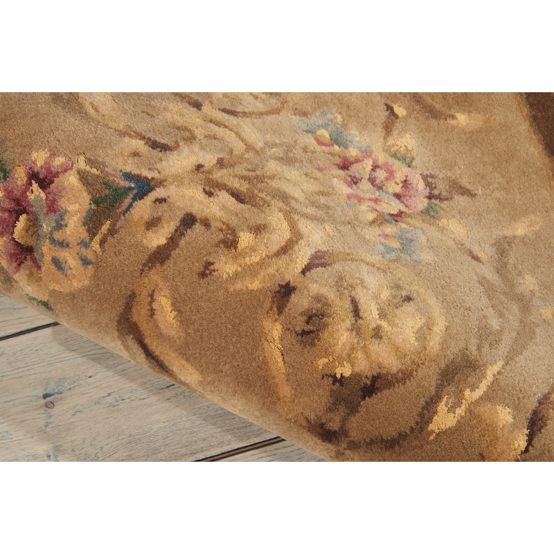 Nourison Hand Tufted Chateau Provence Beige Rug (2'3 x 8') - 2'3" x 8' Runner