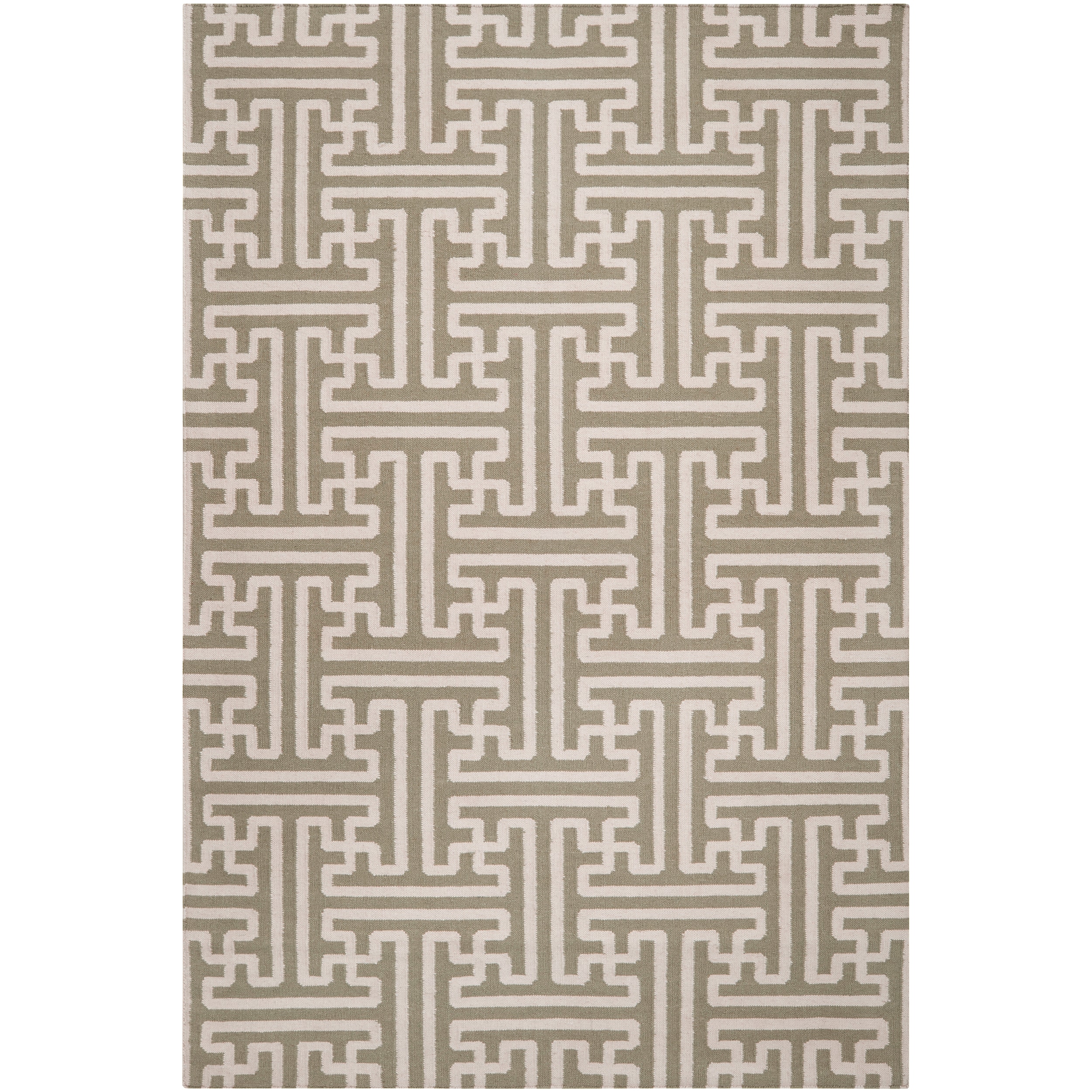 Hand woven Altanus Wool Rug (36 X 56)