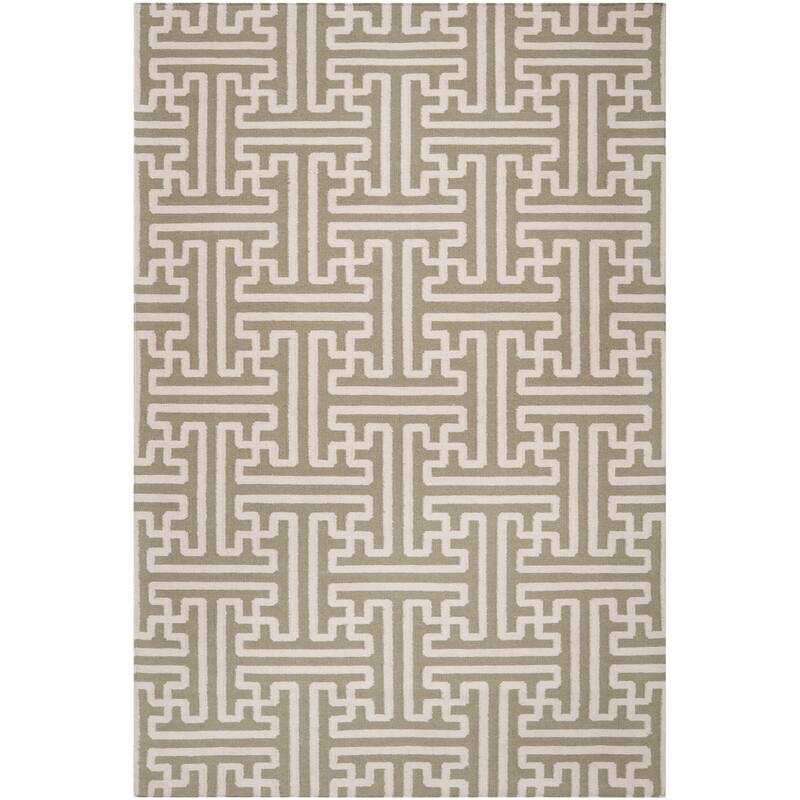 Hand-woven Altanus Wool Area Rug - 5' x 8' - 5' x 8'
