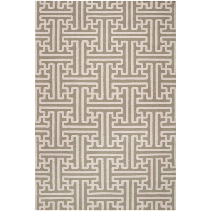 Hand-woven Altanus Wool Area Rug - 5' x 8' - 5' x 8'
