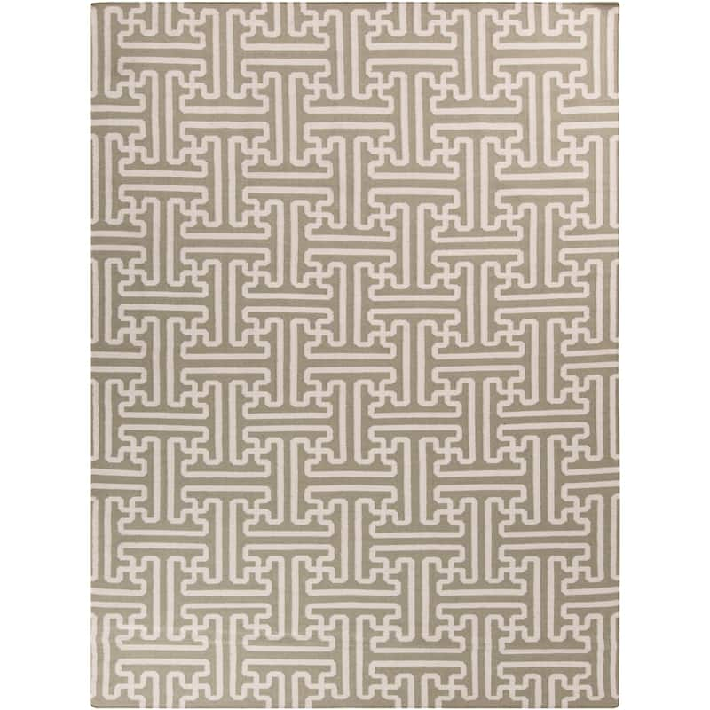 Hand-woven Altanus Wool Area Rug - 8' x 11' - 8' x 11'