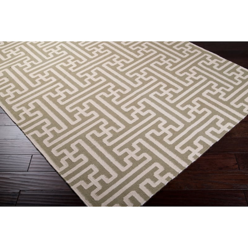 Hand-woven Altanus Wool Area Rug - 8' x 11' - 8' x 11'