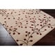preview thumbnail 164 of 196, Sakura Handmade Transitional Floral Wool Area Rug 2' 6" x 8' - Burgundy - Runner
