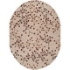 preview thumbnail 1 of 11, Sakura Handmade Transitional Floral Wool Area Rug 8' x 10' Oval/Surplus - Burgundy - Runner/Oval