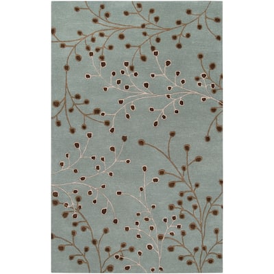 Sakura Handmade Transitional Floral Wool Area Rug