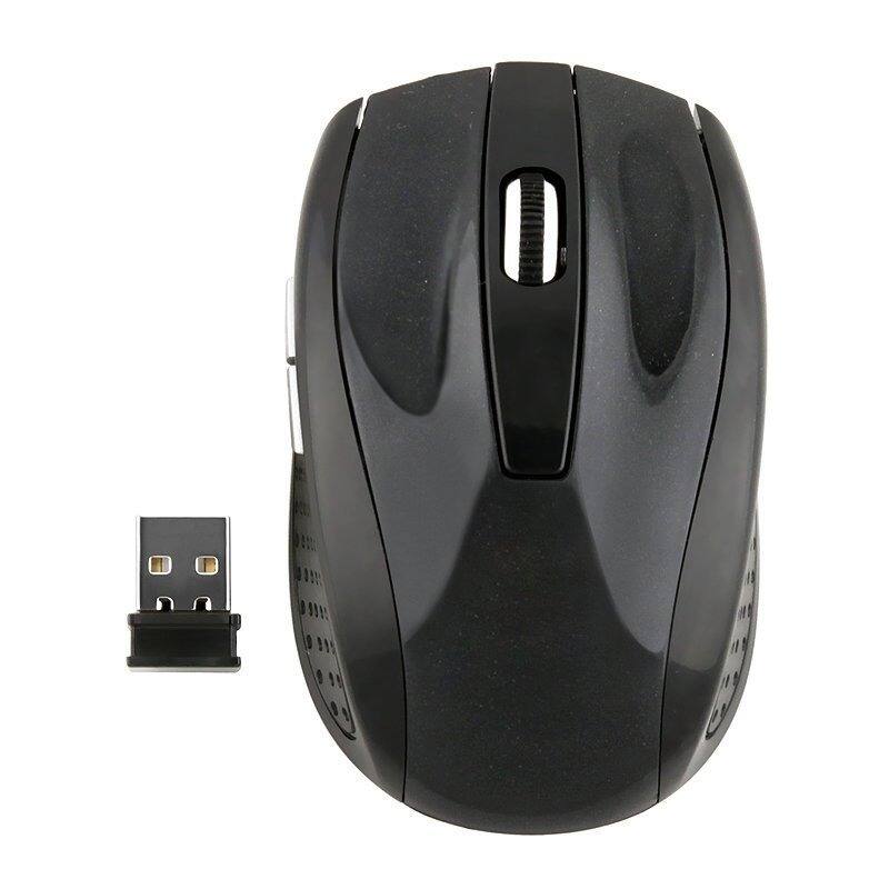 Insten Wireless Mouse 2.4G Cordless Optical Adjustable DPI for Laptop Computer, Black