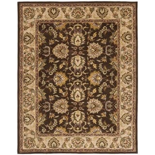 11 X 17 Rugs Area For Less Safavieh Handmade Heritage Timeless Traditional Brown Ivory Wool Rug 11 X 17