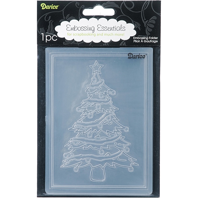 Darice Christmas Tree Embossing Folder