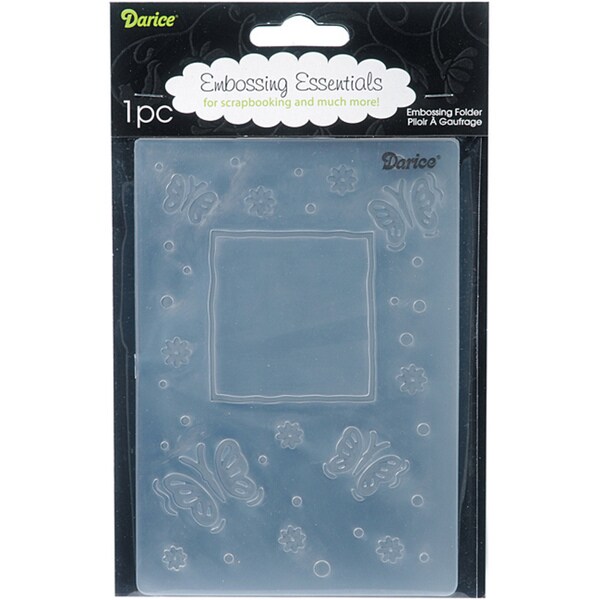 Shop Darice Butterfly Frame Embossing Folder Free Shipping On Orders Over 45