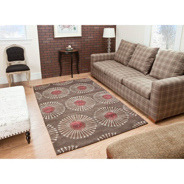 Safavieh Handmade Soho Zen Coffee/ Brown New Zealand Wool Rug - 8'3 x 11'