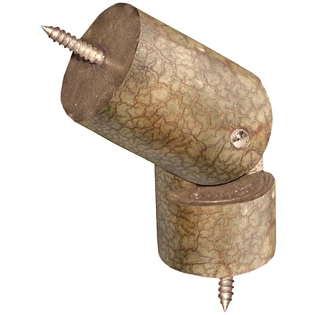 Menagerie Tuscan Crackle 1.375-inch Rod Elbow