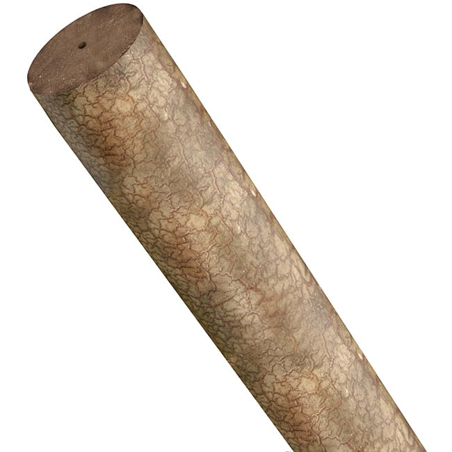 Menagerie Tuscan Crackle Wood Curtain Rod