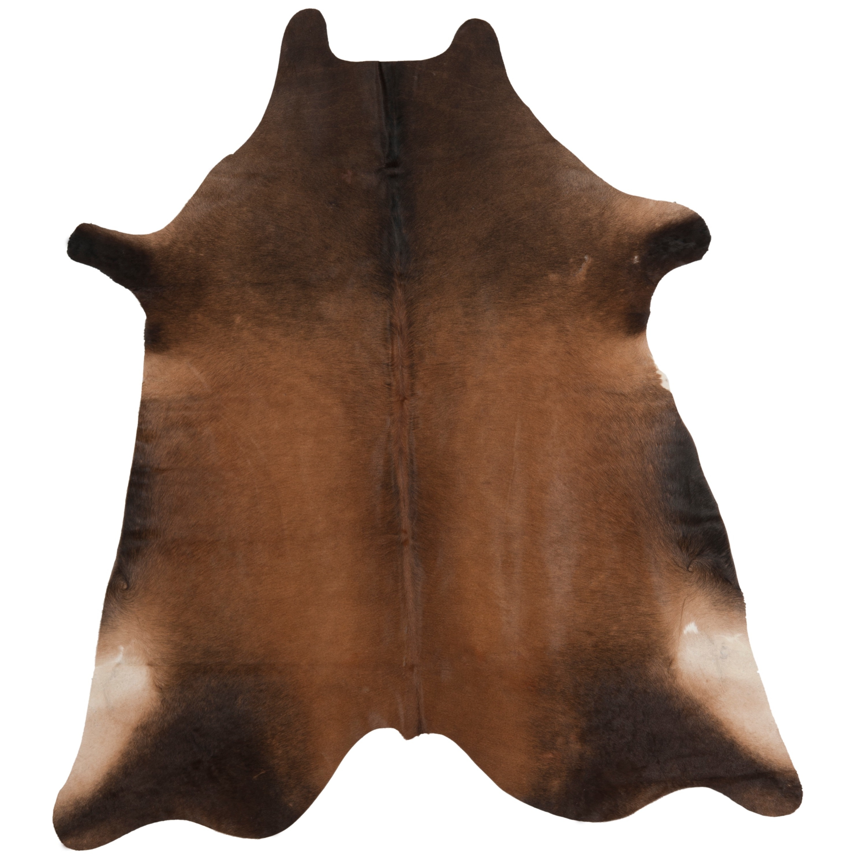 Handpicked Hacienda Argentinian Tan Cowhide Leather Rug (5 X 7)