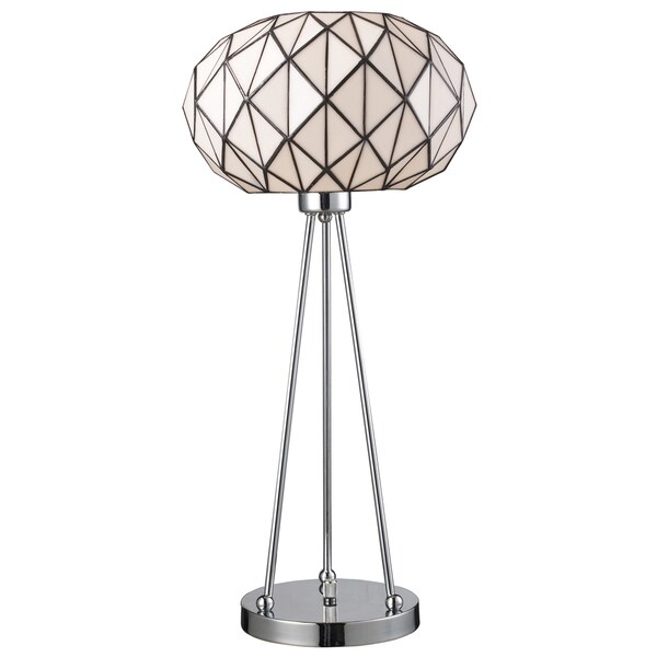 Tiffany-style Landmark Lighting Tetra Table Lamp