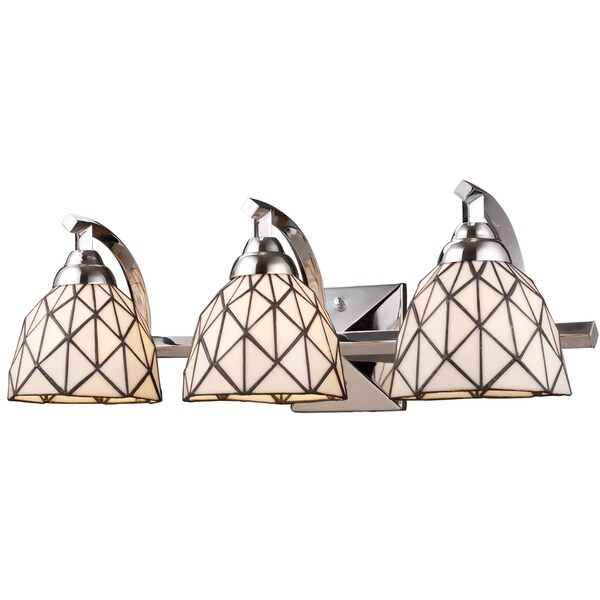 Tiffany Style Landmark Lighting Tetra Bath Bar Free Shipping Tiffany Style Landmark Lighting Tetra Bath Bar