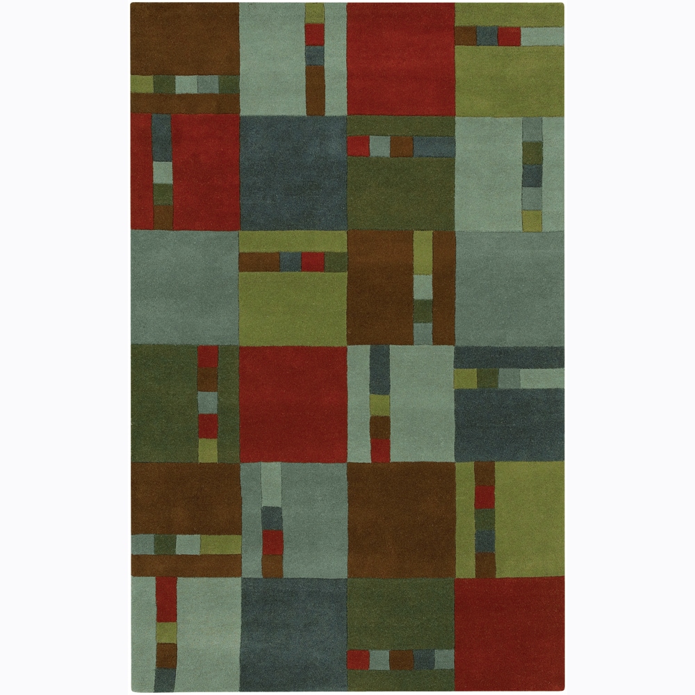 Hand tufted Mandara Wool Area Rug (2 X 3)