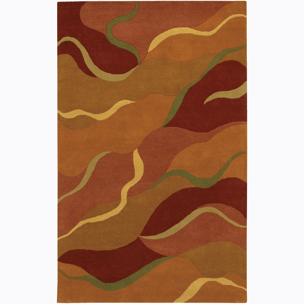 Hand tufted Mandara Modern Wool Rug (5 X 76)