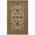 Artist's Loom Hand-tufted Traditional Floral Wool Rug (7'9x10'6) - 7'9 x 10'6
