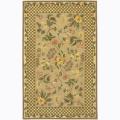 Artist's Loom Hand-tufted Transitional Floral Wool Rug (5'x7'6)