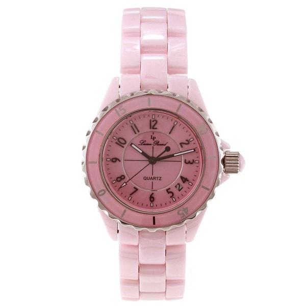 Lucien Piccard Women's Pink Ceramic Watch Lucien Piccard Women's Lucien Piccard Watches