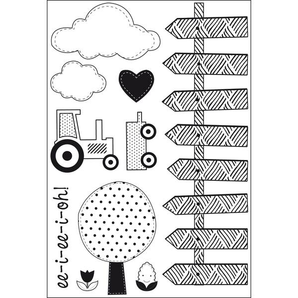 Kaisercraft Cock A Doodle Doo Clear Stamps Overstock 6548552