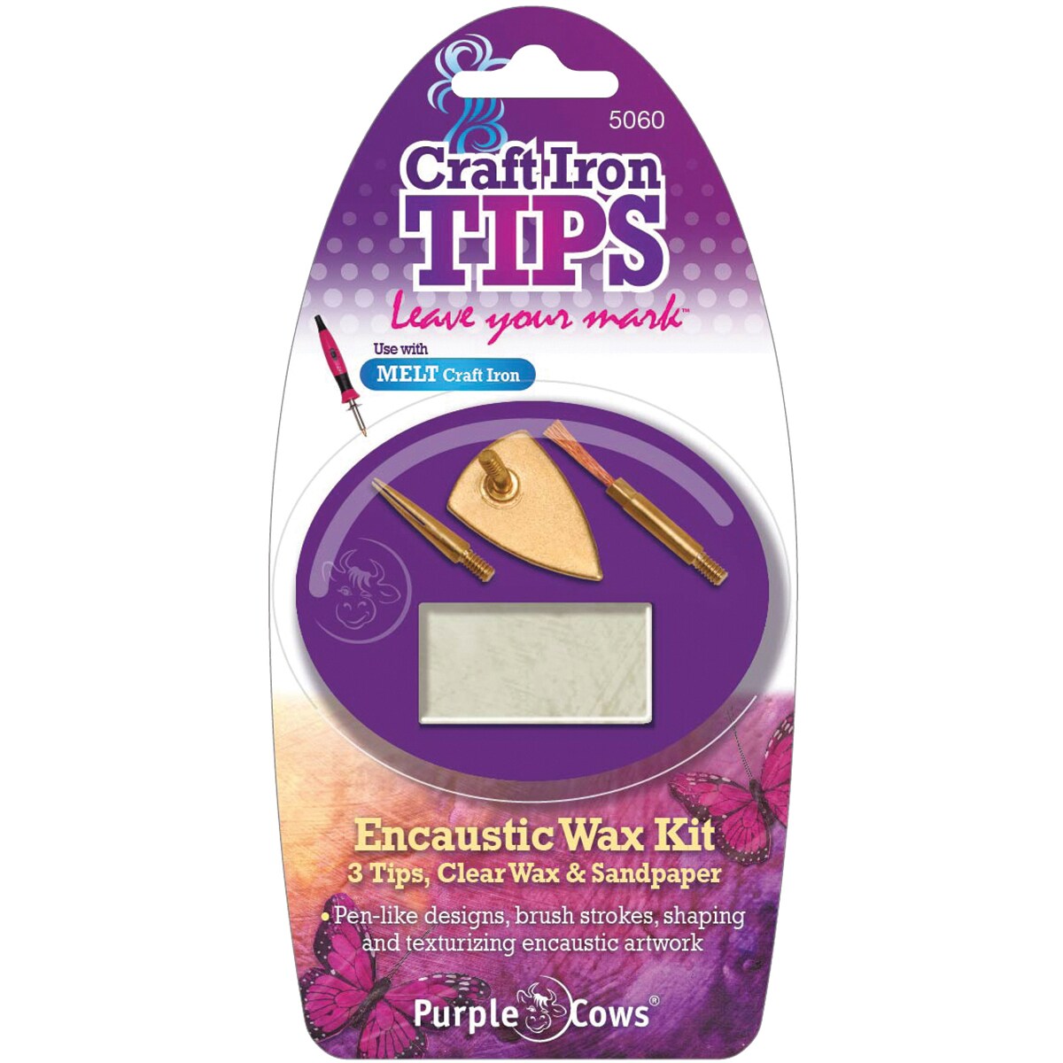 Purple Cows – Melt Craft Iron Encaustic Wax Kit