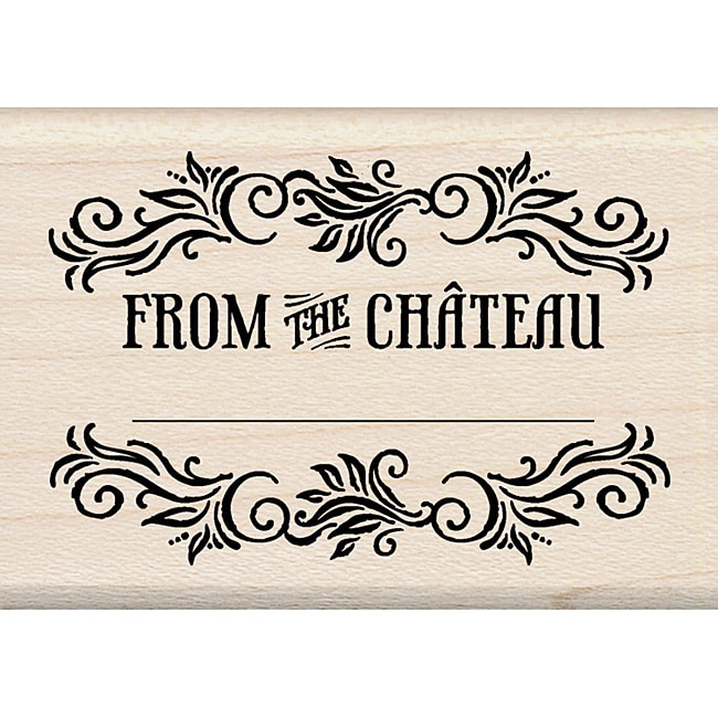 Inkadinkado Mounted Rubber Stamp from The Chateau