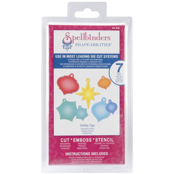 slide 2 of 2, Spellbinders 'Holiday Tags' Shapeabilities Dies